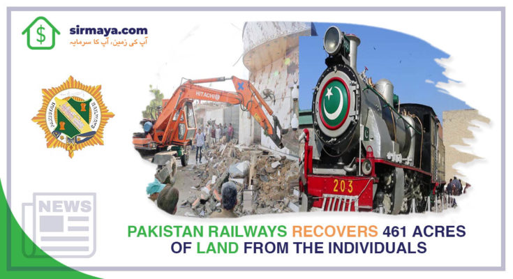 Pakistan Railways Recovers 461 Acres of Land