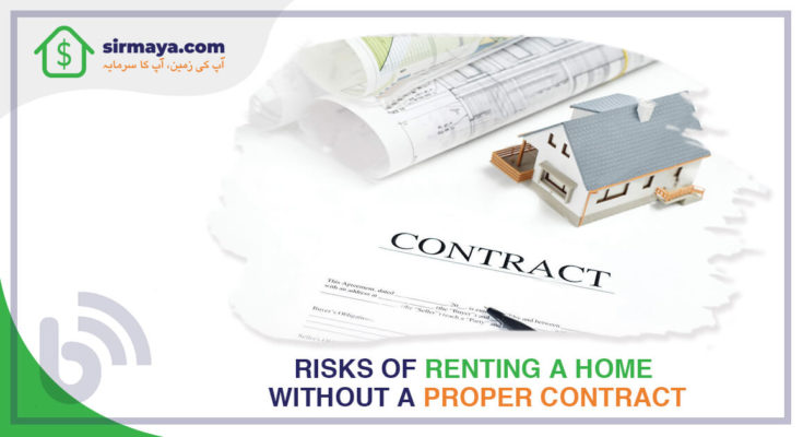 Risks of renting a home without a proper contract